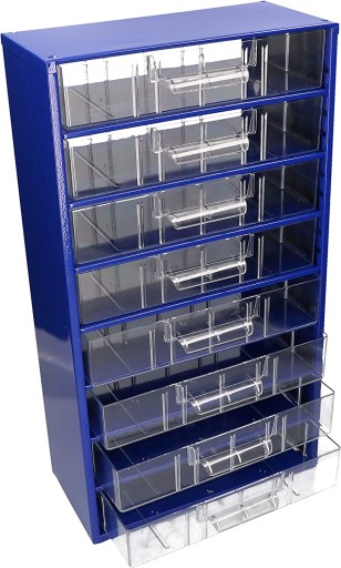 ОРГАНИЗАТОР МАСТЕРСКОЙ МОДУЛЬНАЯ КНИЖНАЯ ПОЛКА 8 ЯЩИКОВ