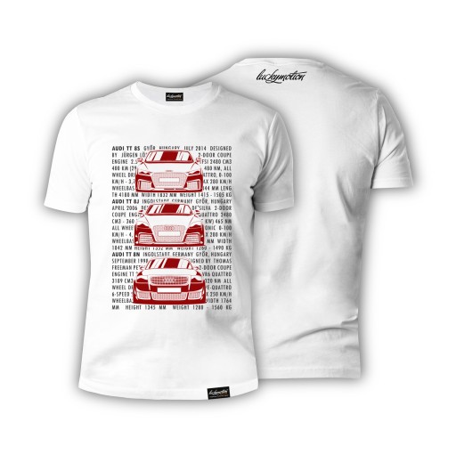 XXL - tričko s Audi TT 8N 8J 8S generácie - prémiové tričko na darček
