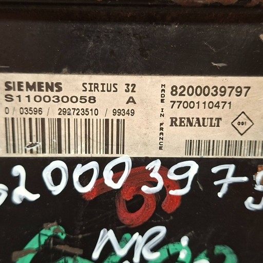 computer 8200039797 S110030058 7700110471 RENAULT CLIO II 1.4 e