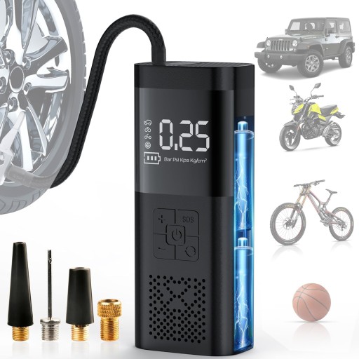 АВТОМОБІЛЬНИЙ КОМПРЕСОР ЕЛЕКТРОВЕЛОСИПЕД НАСОС МАТРАЦ КУЛЬКИ LED LCD