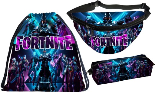 KOMPLET Sada Fortnite Peračník Oblička Školský vak