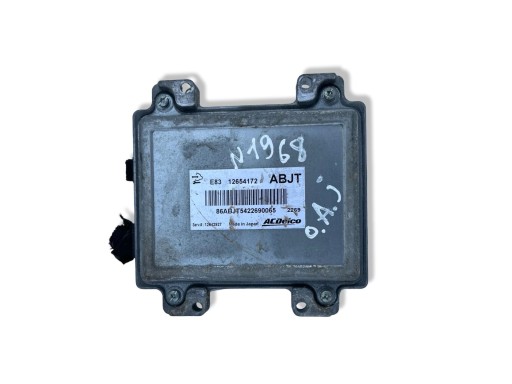 control unit of the engine Opel Astra J facelift 2012 12654172