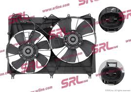 742623W4S - Вентилятор с кронштейном корпус suzuki grand vitara 05-