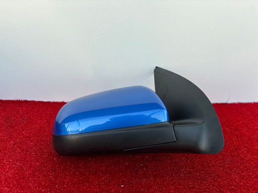 CHEVROLET AVEO KALOS 07-11 ROK right mirror MANUAL blue 5G/160