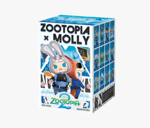 POPMART Disney Zootopia x Molly Zwierzogród 2 figurka blind box