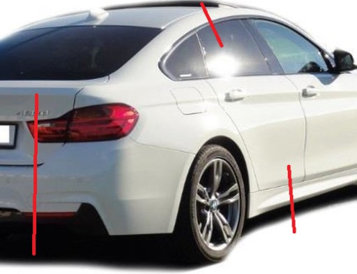 ЗАДНЯЯ ПРАВАЯ ЧЕТВЕРТЬ ЗАДНЕЕ КРЫЛО BMW F36