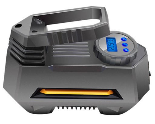 Компрессор для автомобиля велосипеда шары 12V фонарик насос