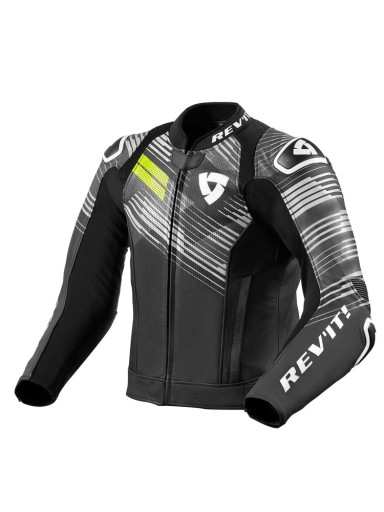 Кожаная мотоциклетная куртка REV'IT! Апекс желтый 50