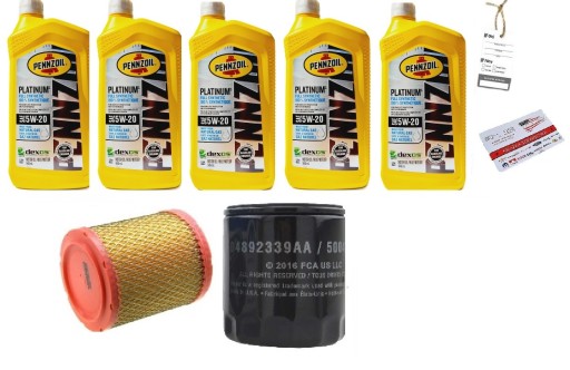 PENNZOIL 5W20 + ФИЛЬТРЫ JEEP PATRIOT 2.0 11-17