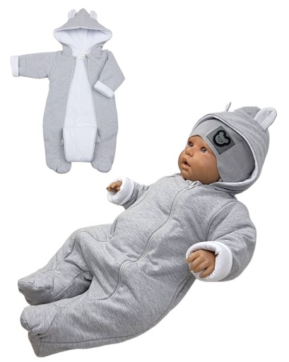 SZKRABOWE Комбінезон сірий 86