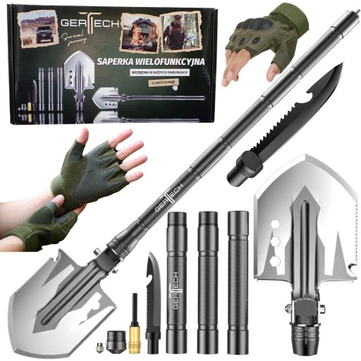 Лопата складаний сапер розкопки автомобіля GERTECH