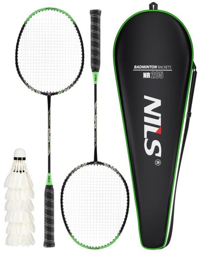 Чохол, набір дротиків, набір ракеток Nils 2xNR205+1xS505-06
