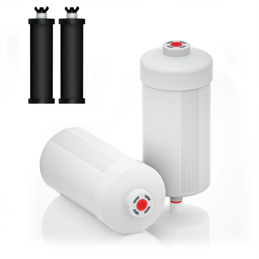 Фтористий фільтр для води з 2 упаковок, білий