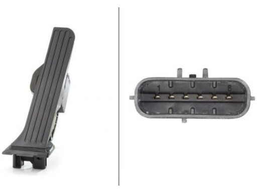 6PV 008 - Педаль газу підходить: audi q3, seat alhambra, altea, altea x