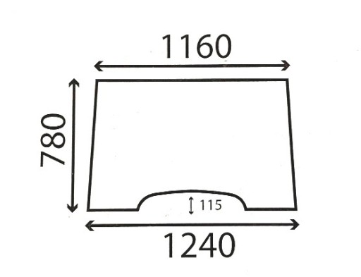 ВІТРОВЕ СКЛО RENAULT CERES 6005028924
