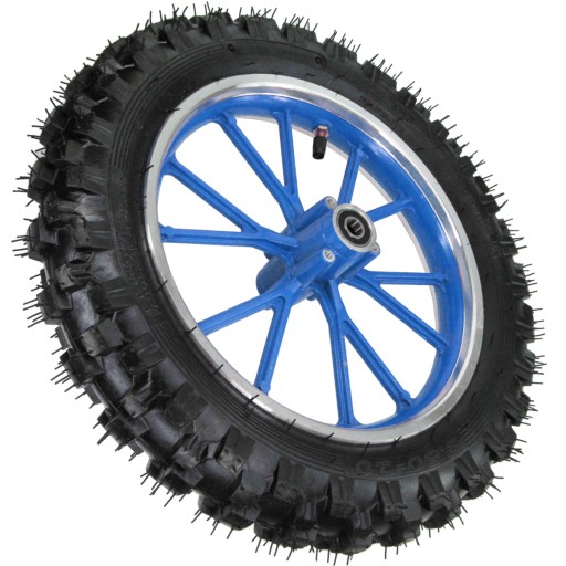 КОЛЕСО ЗАДНЯ ШИНА 2.50-10 ДЮЙМІВ MINI CROSS POCKET BLUE