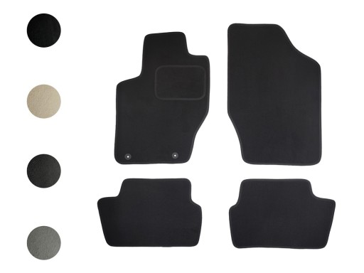 Citroen C4 І 2004-2010 Велюрові Килимки