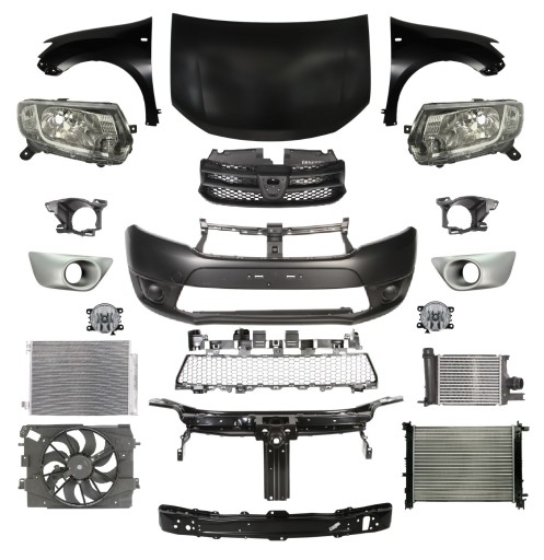 62 50 - LOGAN12-17 РЕМЕНЬ ПЕРЕДНЕГО БАМПЕРА КАПОТА ФОНАРЬ КРЫЛА