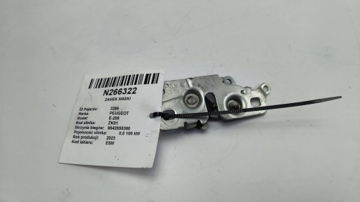 bonnet latch lock 9822727580 PEUGEOT E-208