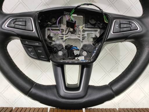 FORD C-MAX MK2 LIFT 14-18 lenkrad SKORZANA MULTIFUNKCYJNA wie neu Leder