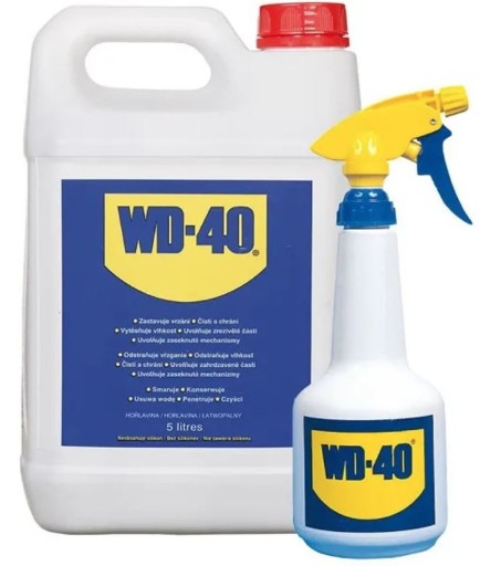 ЗАСІБ ДЛЯ ВИДАЛЕННЯ ПЕНЕТРАТОРНОГО ЗМАЩУВАННЯ WD-40 5L + БАГАТОФУНКЦІОНАЛЬНИЙ ПІДГОТОВОК АТОМАЙЗЕР