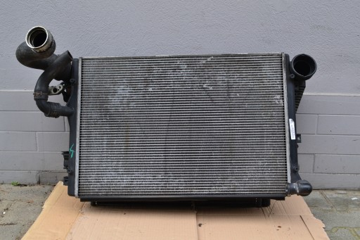 1K0121207T 1K0121251AK - AUDI A3 8P 2.0 TDI РАДІАТОРИ ВЕНТИЛЯТОРИ