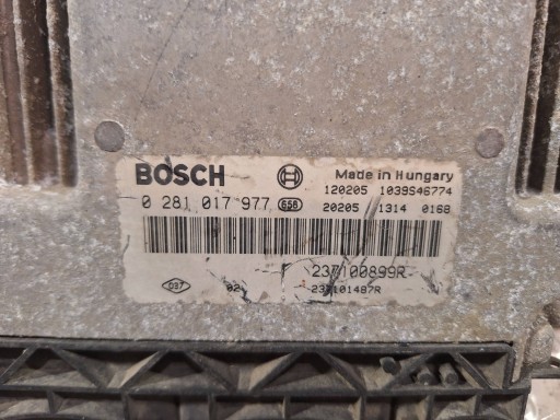 Computer 0281017977 237100899R 237101487R RENAULT MASTER III 2.3 DCI