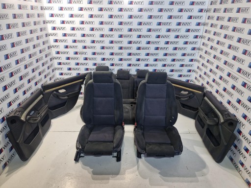 BMW E39 TOURING sedačky SPORTY ALCANTARA manuálně GRZANE KOMPLET EUROPA