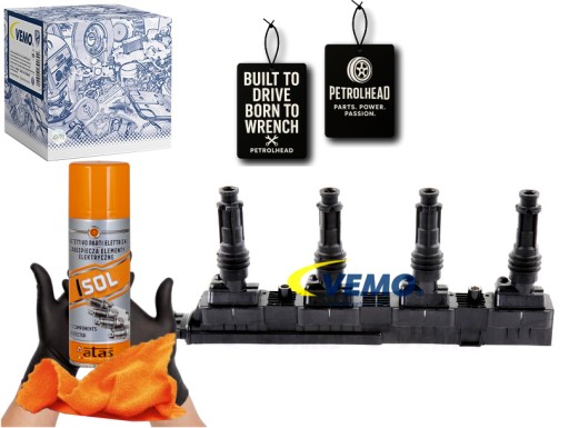 VEMV40-70-0046#ECS-PCP+K - Катушка зажигания opel agila astra g astra g classic as #petrolhead pro+ kit4