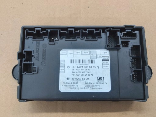 module control unit door front left 2219008303 MERCEDES W221