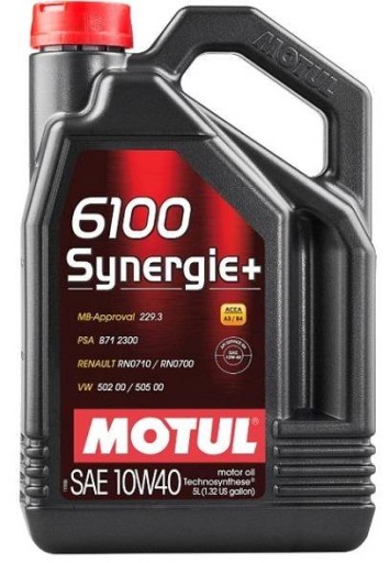 OLEJ 10W-40 MOTUL 6100 SYNERGIE+ PLUS 5L 10W40