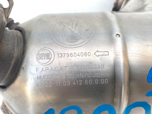 BOXER JUMPER 2.0 B-HDI 16- catalyst DPF EURO 6 original 1379604080