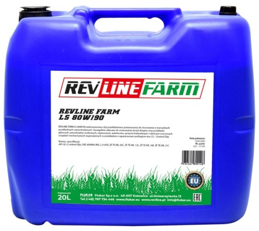 Трансмиссионное масло revline revfarm gear ls 80w90