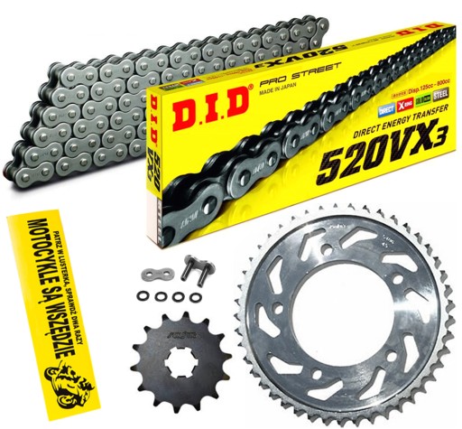 DID520VX3-110 SUNF377-16 - ПРИВОД КОМПЛЕКТ DID APRILIA PEGASO 650 1992-1996