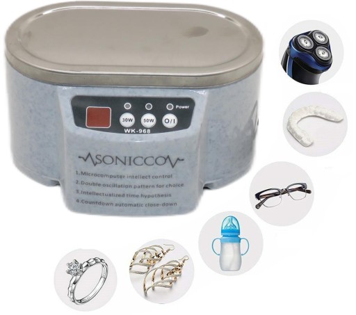 УЛЬТРАЗВУКОВОЙ ОЧИСТИТЕЛЬ ЮВЕЛИРНЫХ ИЗДЕЛИЙ ИЗ НЕРЖАВЕЮЩЕЙ СТАЛИ 500 МЛ