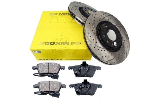 MIK0270S - Тюнинг диски колодки Передние321мм Audi A6 ALLROAD