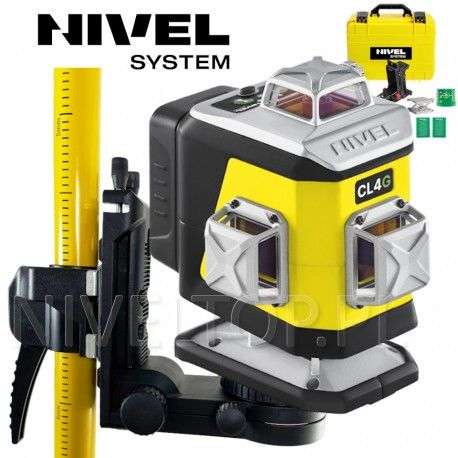 ZK0205 - Перекрестный лазер cl4g (4 x 360°) + привинчиваемая опора расширения lp36