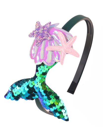 ХВІСТ РУСАЛКИ ВОЛОССЯ ДІАДЕМА АРІЕЛЬ РУСАЛКА КОМПЛЕКТ