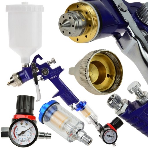 HVLP 1.4 ПИСТОЛЕТ-ПИСТОЛЕТ, РЕДУКТОР, ЗНЕВОДУВАЛЬНИК