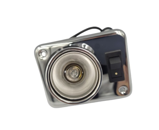 233 - Хромированный светильник под шкаф с переключателем 12V