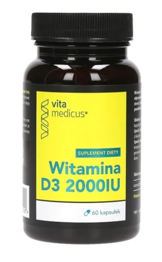 Vitamín D3 2000IU VitaMedicus 60 kapsúl