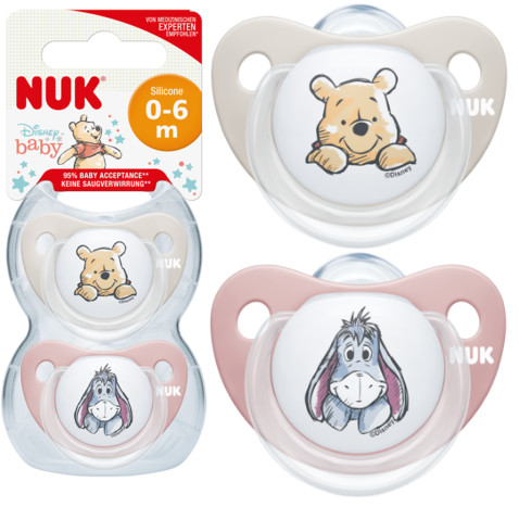 NUK Smoczek uspokajający DISNEY KUBUŚ 0-6m 2szt