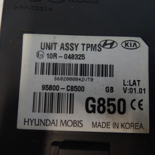HYUNDAI I20 module TPMS 95800-C8500