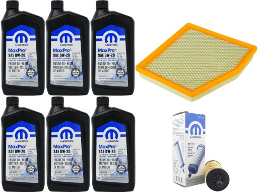 MOPAR 0W20 6L + ФИЛЬТРЫ CHRYSLER PACIFICA 3.6 17-19