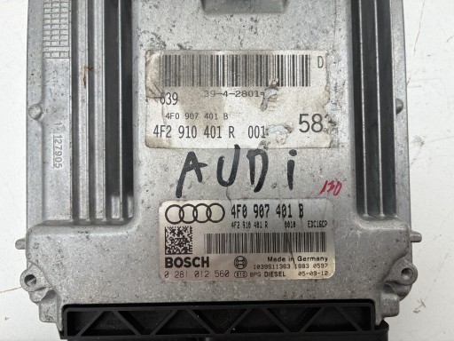 control unit of the engine ECU ECM Audi A6 C6 2.7TDI 3.0TDI 4F0907401B 0281012560