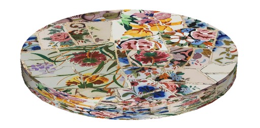 Багатобарвний пуф Bertoni