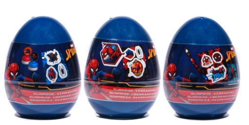 Гумка Marvel spider-man mystery EGG + наклейки