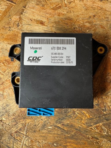 Модуль контроллера подвески maserati quattroporte vi ghibli 670008294