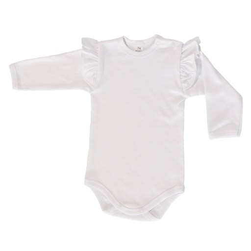 Боді з довгим рукавом, бавовна We createstyle, розмір 80 із застібкою