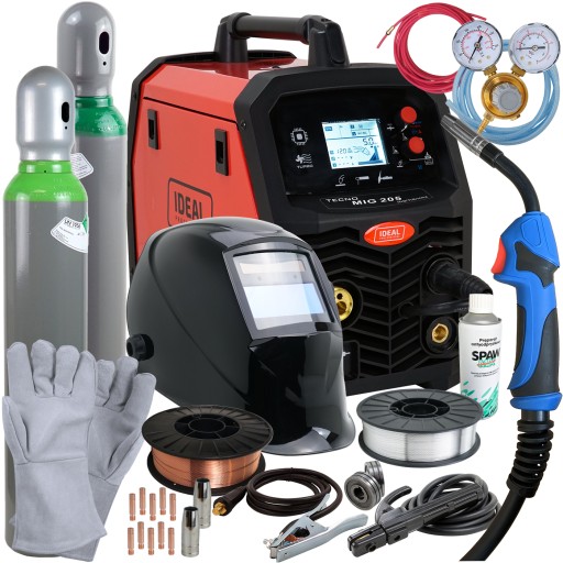 MIGOMAT зварювальний апарат MIG 200 LCD Синергія алюмінію
